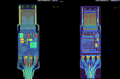 Apple Thunderbolt Kabel im CT-Scan