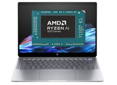 Der AMD Ryzen AI 9 HX 375 feiert im HP OmniBook Ultra sein Debüt. (Bildquelle: HP / AMD, bearbeitet)