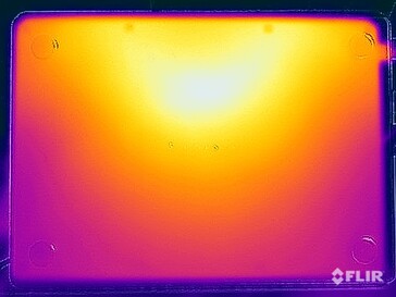 Oberflächentemperaturen Stresstest (Unterseite)