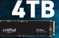 Amazon hat die Crucial P3 Plus 4TB-SSD nach langer Zeit mal wieder für unter 200 Euro im Angebot (Bildquelle: Crucial)