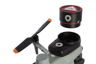 Der eigentliche Fallschirm kann gewechselt werden (Bildquelle: ParaZero)