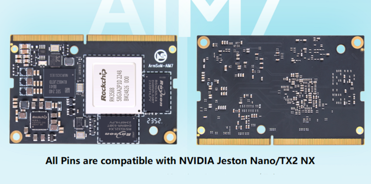 Es handelt sich um ein recht typisches Compute Module (Bildquelle: Banana Pi)