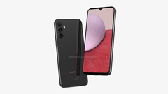 Die ersten Renderbilder des Samsung Galaxy A14 lassen ein größeres Samsung-Einsteigerhandy in 2023 vermuten. (Bild: OnLeaks)