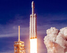 Die SpaceX Falcon Rakete beim Start