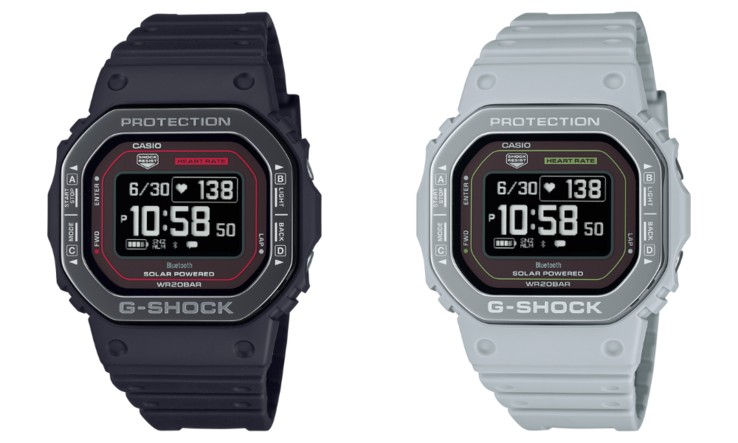 Casio DWH5600MB1A4 (links) und DWH5600MB8A9 (rechts). (Bildquelle: Casio)(Bildquelle: Casio)