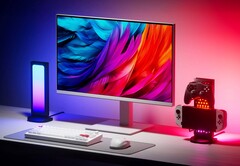 Das Nanoleaf Pegboard hält auch größere Objekte wie Gaming-Handhelds. (Bildquelle: Nanoleaf)