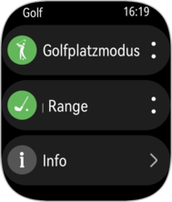 umfassender Golf-Modus auf der Watch Fit 4 Pro