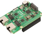 Eine neue Platine bringt zweimal schnelles Ethernet und M.2 auf den Raspi (Bildquelle: Radxa)