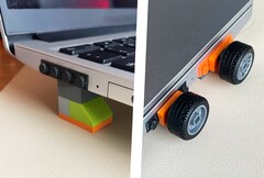 Der Framework Laptop kann nun um Lego-Upgrades aufgerüstet werden. (Bildquelle: bonkrat, Printables)