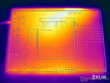 Oberflächentemperaturen Stresstest (Vorderseite)