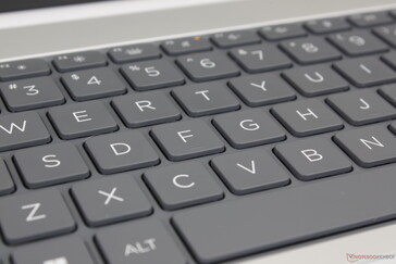 Die Tasten sind fest und haben ein schärferes Feedback als die meisten anderen Subnotebooks