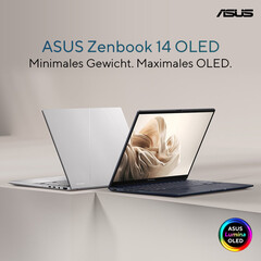 Das ASUS Zenbook 14 OLED wiegt trotz beachtlicher Ausstattung nur 1,2 kg. (Bildquelle: ASUS)