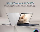 Das ASUS Zenbook 14 OLED wiegt trotz beachtlicher Ausstattung nur 1,2 kg. (Bildquelle: ASUS)