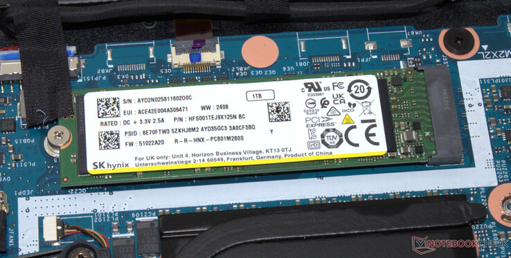 Eine PCIe-4-SSD dient als Systemlaufwerk.