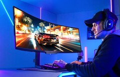 Der Acer Predator X49 X QD-OLED Gaming-Monitor startet in den Verkauf. (Bildquelle: Acer)