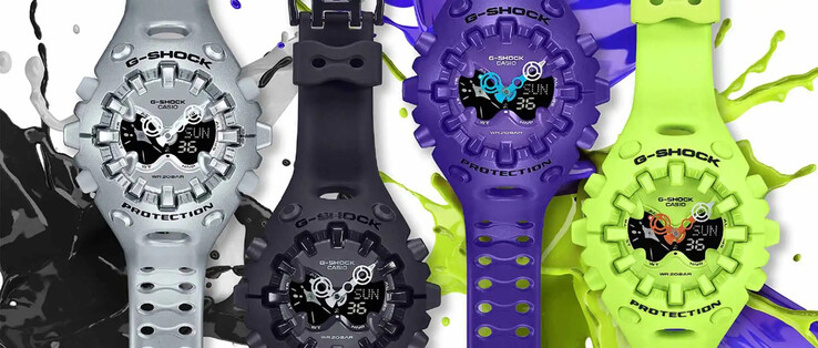 Die Casio G-Shock GA-V01 ist in vier verschiedenen Farben erhältlich. (Bildquelle: Casio)