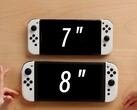 Die Nintendo Switch 2 soll ein deutlich größeres Display erhalten. (Bildquelle: XNZ, YouTube)