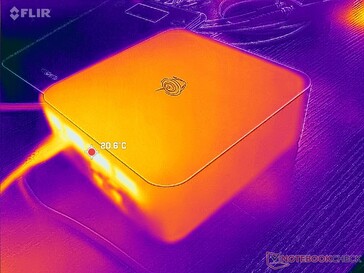 System im Leerlauf (Rückseite)