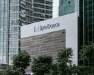 Das ByteDance-Logo auf dem Bürogebäude des Unternehmens in Singapur. (Bildquelle: Claudio Schwarz - Unsplash)