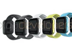 Die Realme Watch sieht verhältnismäßig billig aus, was sich im Preis hoffentlich widerspiegeln wird. (Bild: XDA Developers)