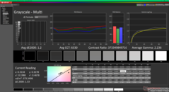 Graustufen nach Kalibrierung
