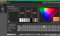 ColorChecker vor der Kalibrierung