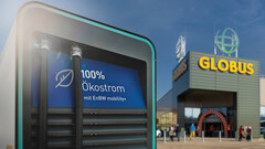 E-Auto-Ladestationen: Globus und EnBW bauen über 800 HPC-Ladesäulen an den Kundenparkplätzen auf.