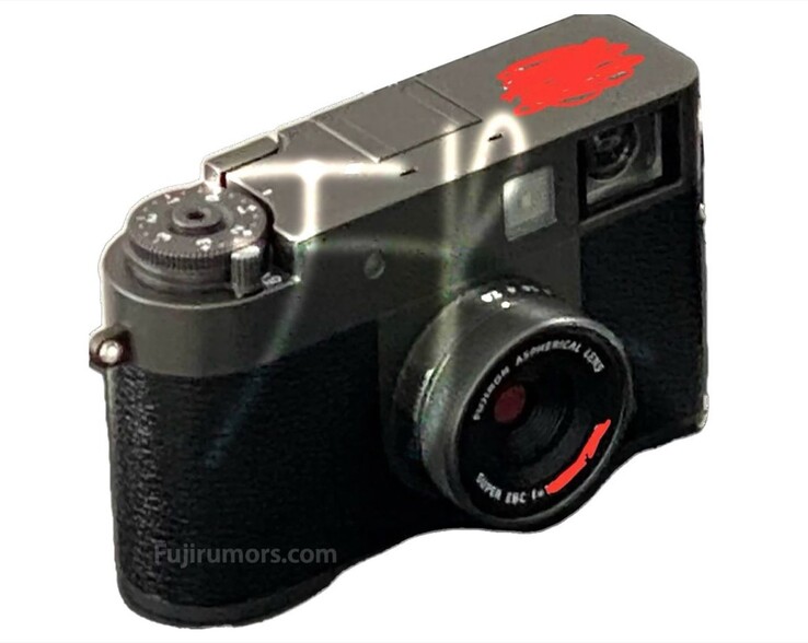 So soll Fujifilms neue Halbformat-Kamera aussehen. (Bildquelle: Andrea Pizzini / FujiRumors)