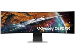 Der Odyssey OLED G9 ist ein 49 Zoll großer Curved-Monitor mit 5K, 240Hz und Quantum-Dot-Panel (Bildquelle: Samsung)