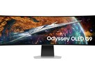 Der Odyssey OLED G9 ist ein 49 Zoll großer Curved-Monitor mit 5K, 240Hz und Quantum-Dot-Panel (Bildquelle: Samsung)