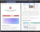 Vivaldi 7.0 mit gekachelten Registerkarten (Bildquelle: Eigene)
