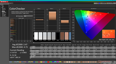 ColorChecker vor der Kalibrierung (P3)