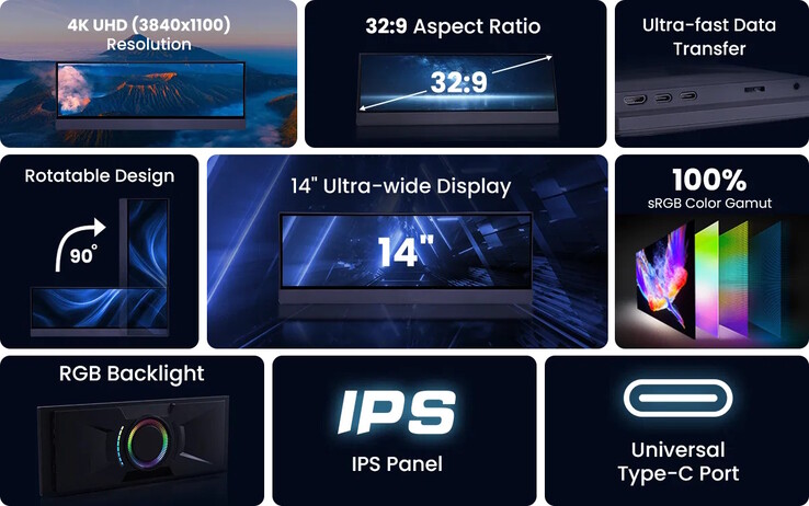 Genutzt wird ein extrabreites IPS-Panel (Bildquelle: PinRuis)