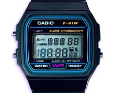 Die Casio F-91W erhält durch die Sensor Watch Pro zahlreiche neue Features. (Bildquelle: Oddly Specific Objects)