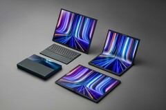 Ein Gerät, viele Anwendungsmöglichkeiten: Das Asus Zenbook 17 Fold ist ein 17,3 Zoll Notebook im 12,5 Zoll Formfaktor, dank faltbarem OLED-Display.