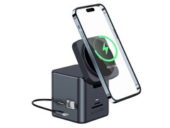 Die neue Docking-Station unterstützt auch die drahtlose Aufladung (Bildquelle: BlitzWolf)