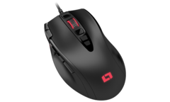 Lioncast LM25: Gaming-Maus mit hoher Auflösung und modifizierbarem Gewicht