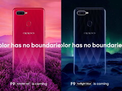 Oppo F9: Viele Werbeplakate, ein Hands-on-Foto und Teaser vor dem Launch.