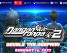Im Bild: Das Banner für „Danganronpa 2×2“.