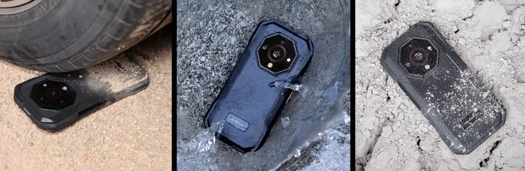 Wasser, Staub und auch das Überfahren sollen das Telefon nicht (komplett) zerstören (Bildquelle: Ulefone)