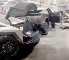 Allzu geräumig wird der Frunk des Tesla Cybertruck anscheinend nicht ausfallen (Bild: Randomness2646)