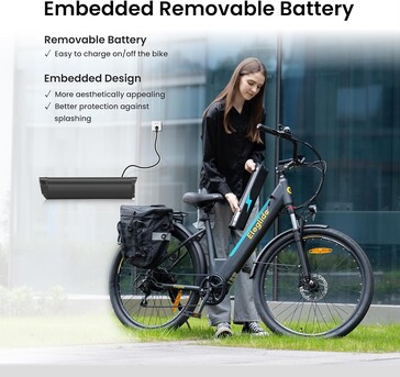 Der Akku kann entnommen werden (Bildquelle: Eleglide)