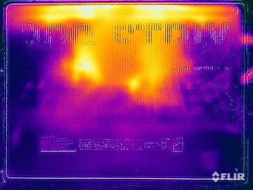 Oberflächentemperaturen Stresstest (Unterseite)