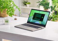 Das Acer Aspire Vero besteht zu 30 Prozent aus recyceltem Kunststoff. (Bild: Acer)