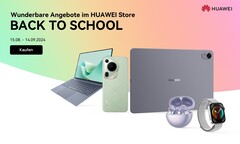 Beim Huawei &quot;Back to School&quot;-Sale gibt es spannende Deals samt Gutscheinen und Geschenken. (Bildquelle: Huawei)