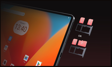 Zwei Kartenslots sind vorhanden (Bildquelle: Cubot)