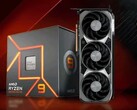 AMD hat das mögliche Referenz-Design von Radeon RX 9000 bereits auf einem Promo-Bild gezeigt. (Bildquelle: AMD)