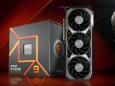 AMD hat das mögliche Referenz-Design von Radeon RX 9000 bereits auf einem Promo-Bild gezeigt. (Bildquelle: AMD)