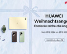 Das HUAWEI Weihnachtsangebot beschert Smartwatches und Co zu reduzierten Preisen. (Bildquelle: HUAWEI)