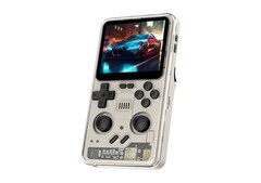 Der Powkiddy RGB20 Pro Gaming-Handheld kombiniert ein Game-Boy-Design mit zwei Analog-Sticks. (Bildquelle: Powkiddy)